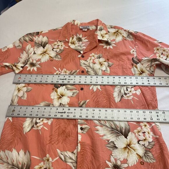 Pacific Legend Floral Short Sleeve Button Up Shirt Size 2XL - Picture 4 of 6